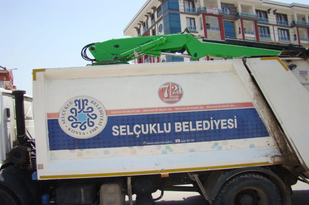 HYDROSEL belediye çöp konteynırı vinci vinçleri Logo