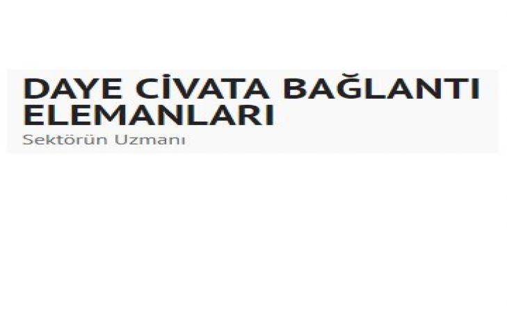Daye Civata Perçin Pim Bağlantı Elemanları İmalat Ve Satışı Logo