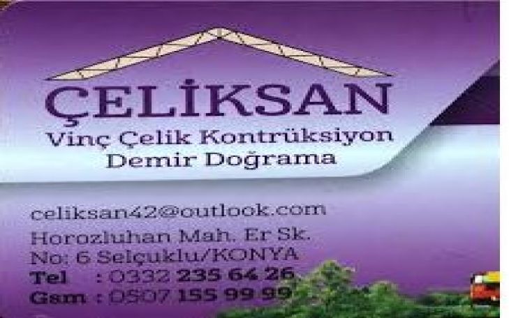 Çeliksan Vinç Konstrüksiyon Demir Doğrama Sanayi Ve Ticaret Ltd. Şti. Logo